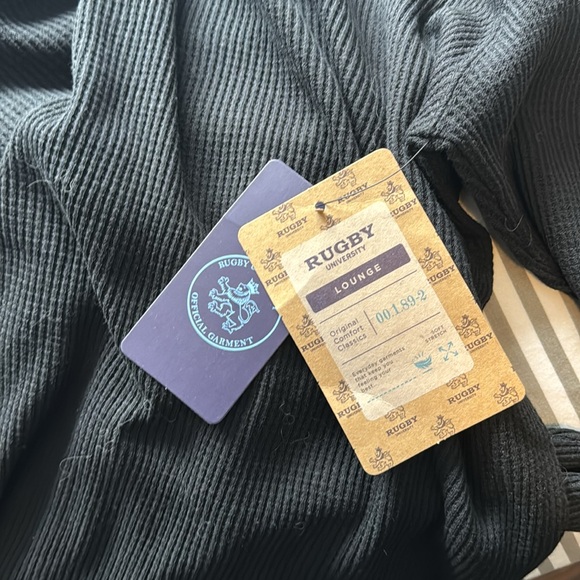 Rugby University Men's Waffle Long Sleeve - S - - Picture 5 of 5